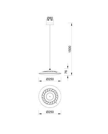 ***OFER/DES*** SLIM * LÁMPARA LED 25 CM - 3000K - BLANCO